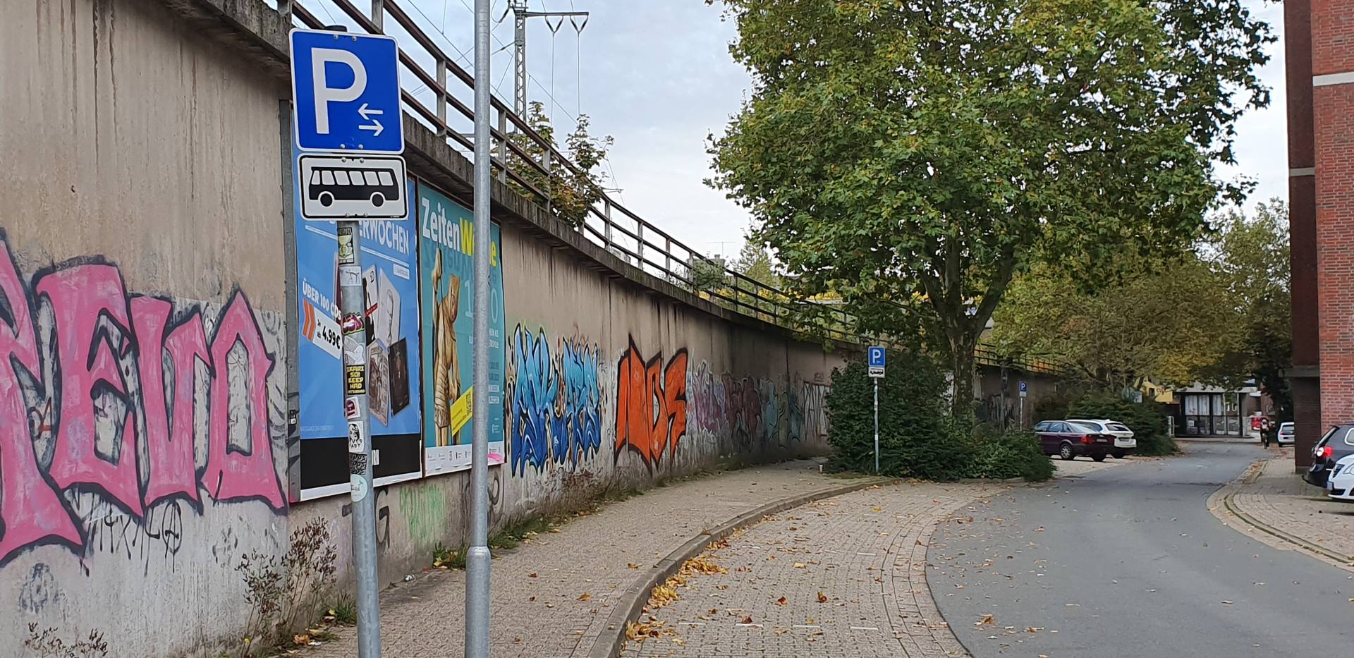 Oldenburg Busparkplatz Bundesbahnweg