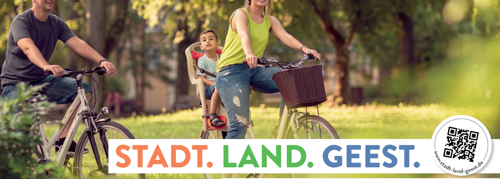 Titelbild eines Flyers zur Kooperation Stadt.Land.Geest.