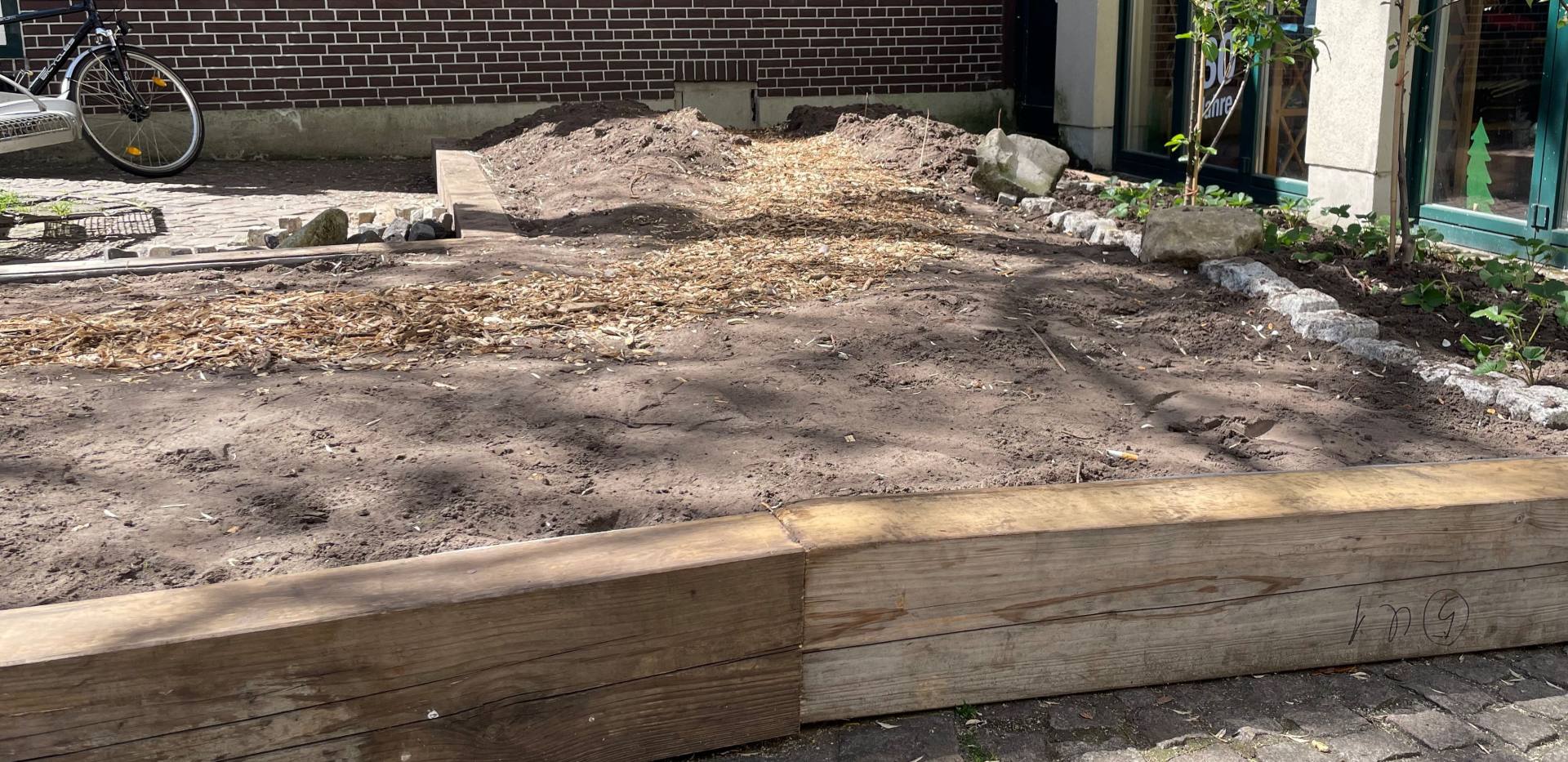 Aufbauinstallation im Nikolaiviertel