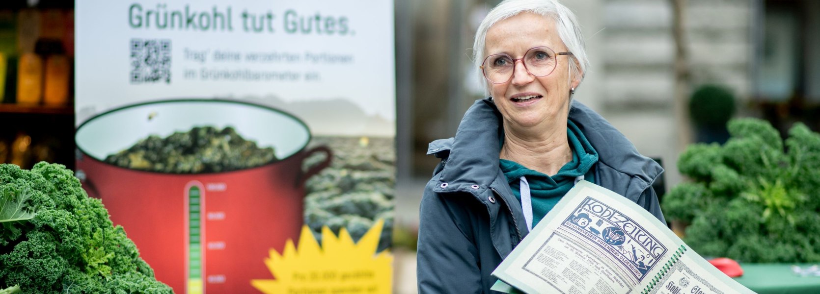 Silke Fennemann stellte die neuen Formate f&uuml;r die Kohltourhauptstadt der Presse vor. 